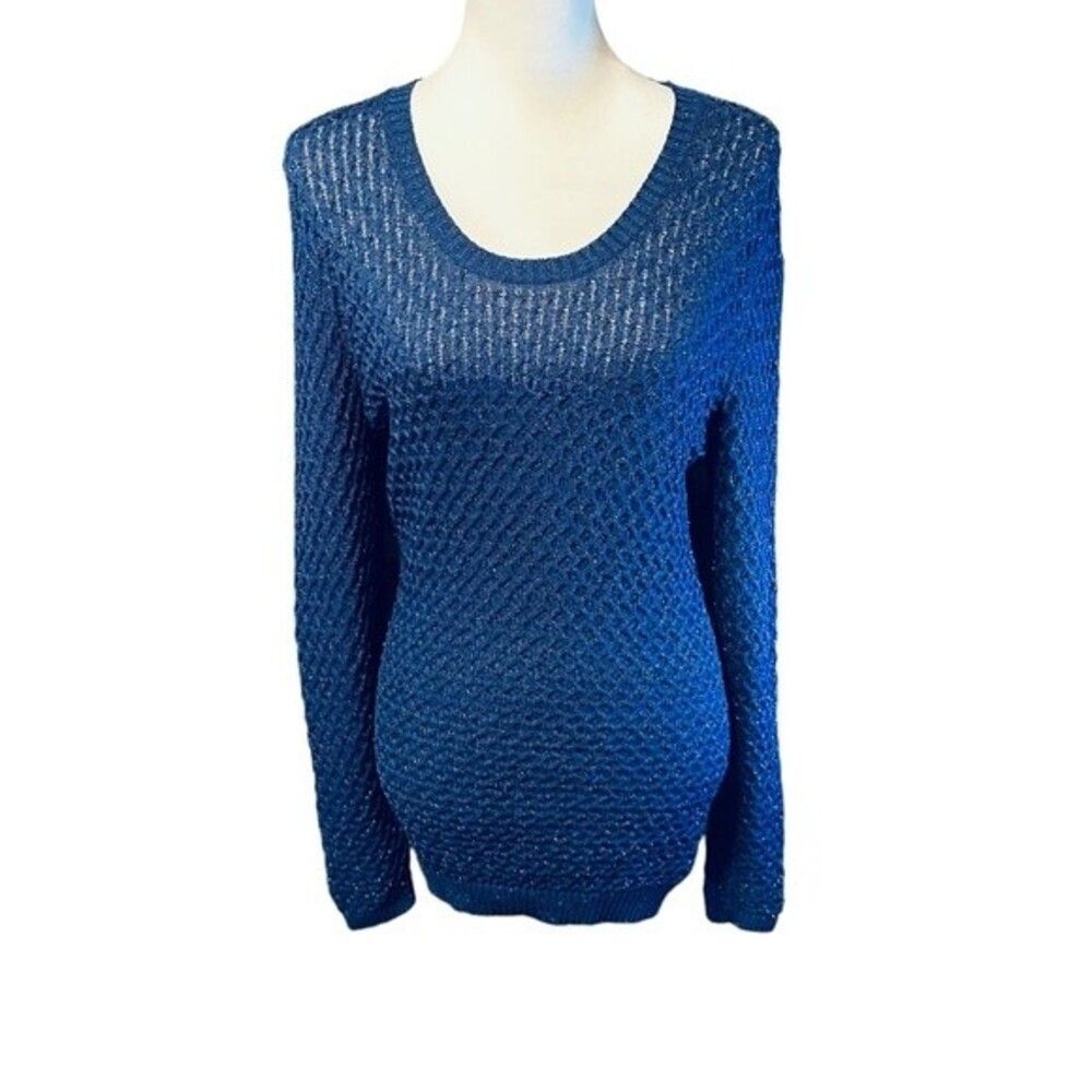 Ambar Blue Sparkling Sweater Size S